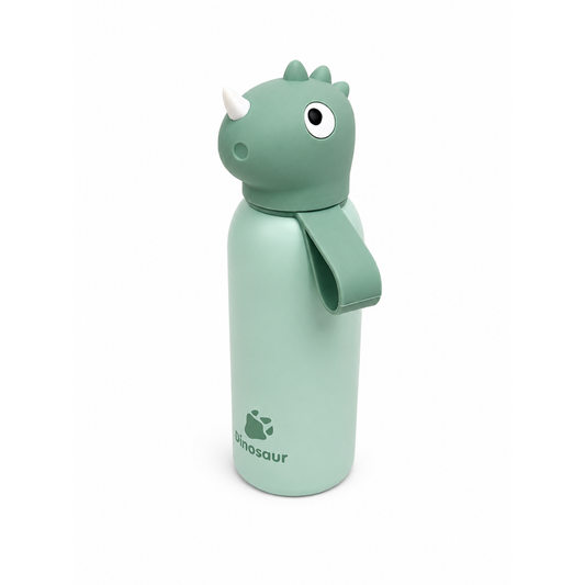 Botella de dinosaurio